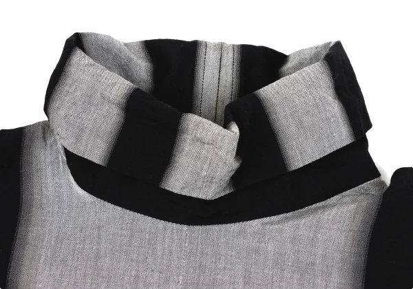 ISSEY MIYAKE Cotton Sleeve Line Half-Zip Top K-171780_005