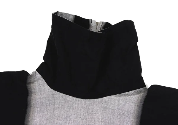 ISSEY MIYAKE Cotton Sleeve Line Half-Zip Top K-171780_006