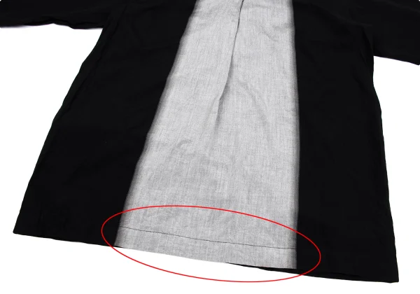 ISSEY MIYAKE Cotton Sleeve Line Half-Zip Top K-171780_012