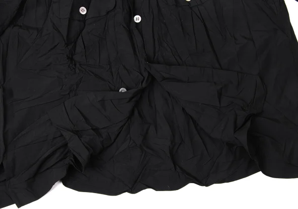 ISSEY MIYAKE Wrinkled Pleat Flap-Pocket Short-Sleeve Shirt K-171781_011