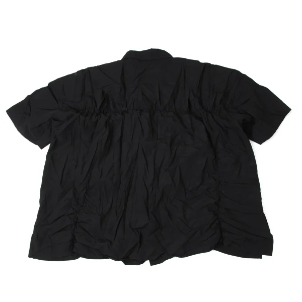 ISSEY MIYAKE Wrinkled Pleat Flap-Pocket Short-Sleeve Shirt K-171781_012