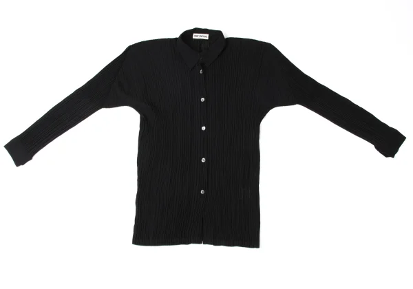 ISSEY MIYAKE Pleated Long Sleeve Shirt K-171782_002