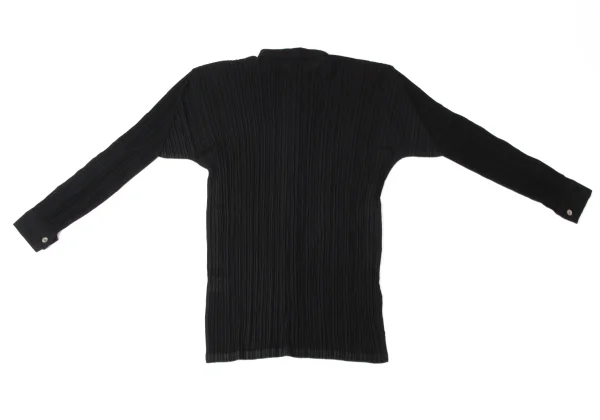 ISSEY MIYAKE Pleated Long Sleeve Shirt K-171782_011