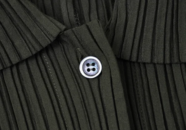 ISSEY MIYAKE Pleats Switching Hem Shirt K-171783_006