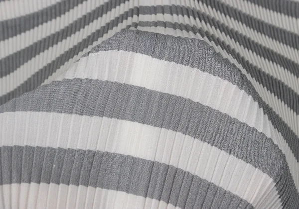 ISSEY MIYAKE Pleated Striped Skipper Shirt K-171784_015