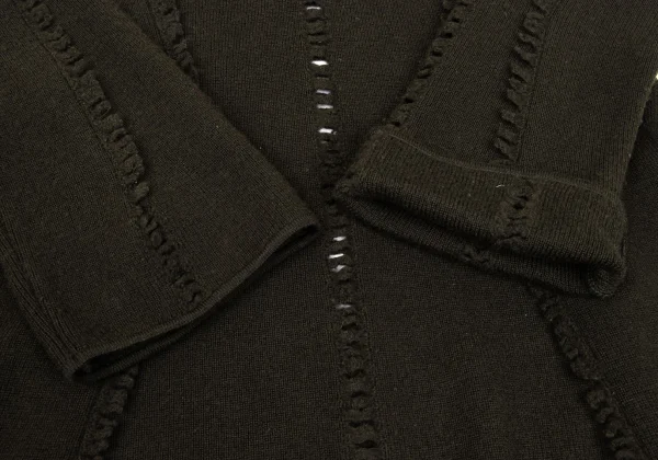 ISSEY MIYAKE Wool Cutting Knit Dress K-171791_007