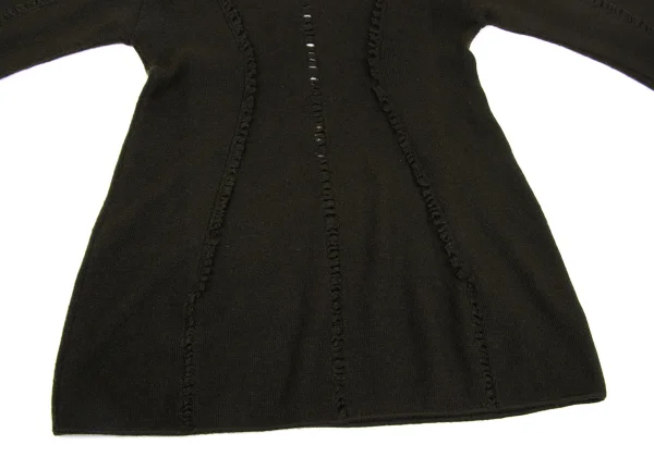 ISSEY MIYAKE Wool Cutting Knit Dress K-171791_008