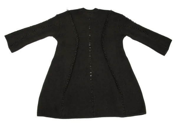 ISSEY MIYAKE Wool Cutting Knit Dress K-171791_010