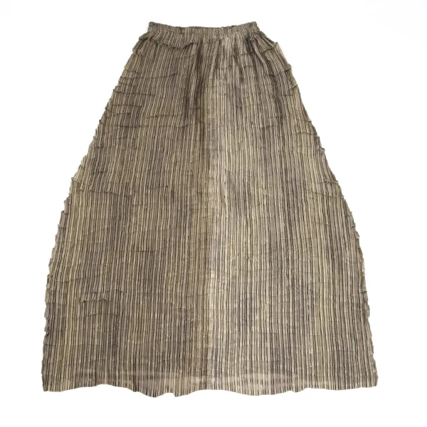 ISSEY MIYAKE Long Pleated Skirt K-171793_002