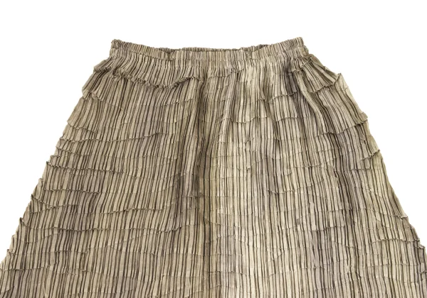 ISSEY MIYAKE Long Pleated Skirt K-171793_003