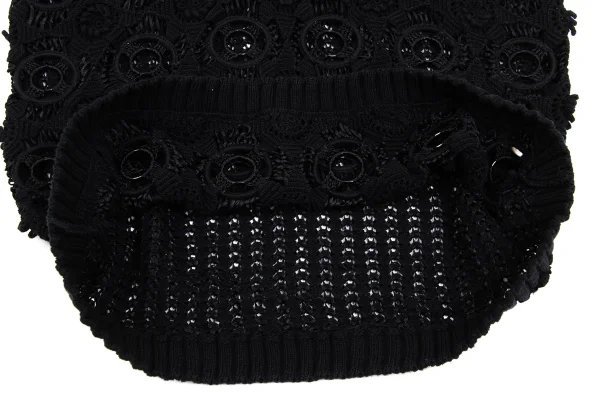 YOSHIYUKI KONISHI Cotton Nylon Crochet Knit Shirt K-171801_009