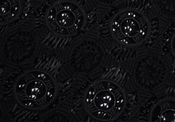 YOSHIYUKI KONISHI Cotton Nylon Crochet Knit Shirt K-171801_010