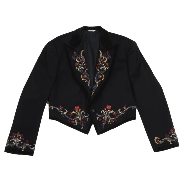 YOSHIYUKI KONISHI Embroidered Bijou Jacket Black L K-171802_001