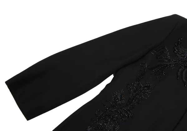 YOSHIYUKI KONISHI Wool Blend Bijou Stand Collar Jacket K-171803_006