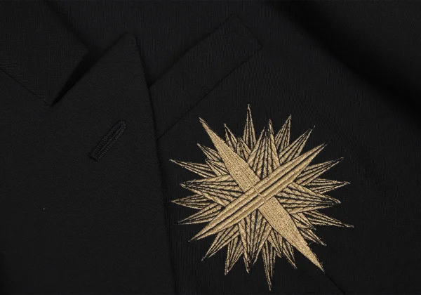 JUNKO KOSHINO Front Embroidered Wool Jacket K-171804_004