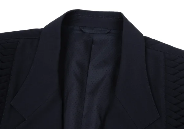 CLAUDE MONTANA Front Tuck Design Wool Jacket K-171805_004