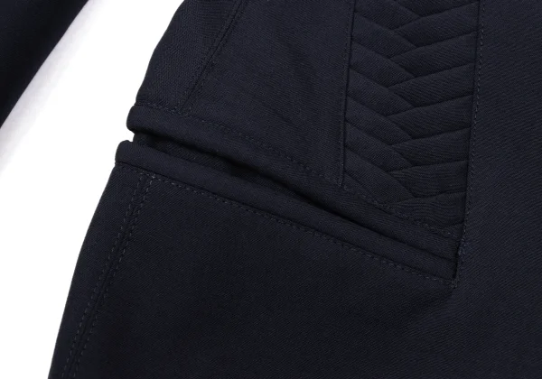 CLAUDE MONTANA Front Tuck Design Wool Jacket K-171805_012