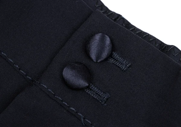 CLAUDE MONTANA Tuck Wool Tapered Pants K-171806_004
