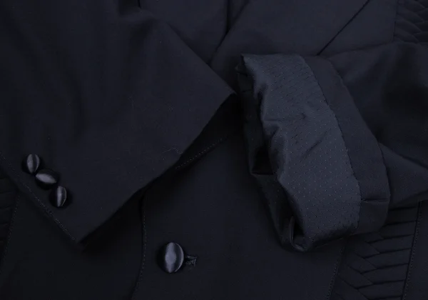 CLAUDE MONTANA Front Tuck Design Wool Jacket & Pants K-171807_007