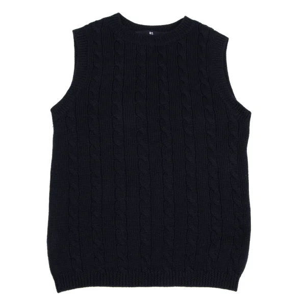 45rpm 45R Wool Sleeveless Cable Knit Top K-171809_002