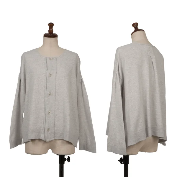 45rpm 45R Cotton Gauze Cardigan Grey 2 K-171812_001