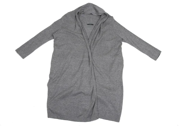 45rpm 45R Shawl Collar Buttonless Long Knit Cardigan K-171815_002