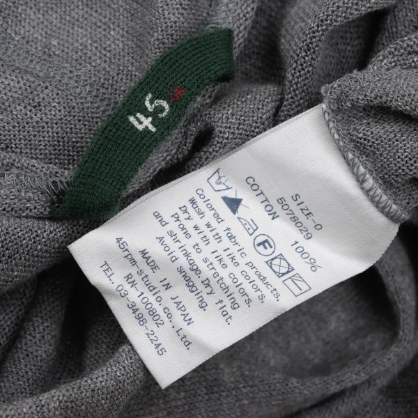 45rpm 45R Shawl Collar Buttonless Long Knit Cardigan K-171815_015