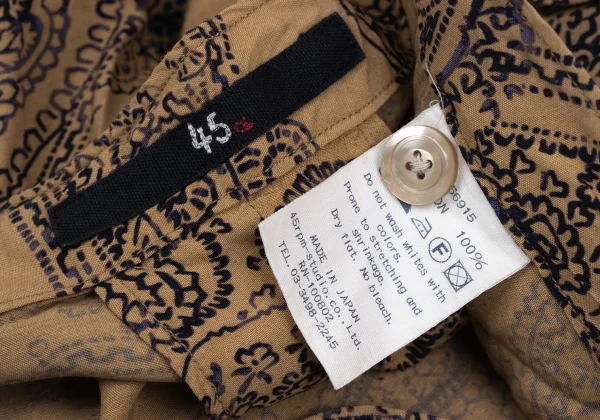 45rpm 45R Rayon Paisley Easy Pants K-171817_017