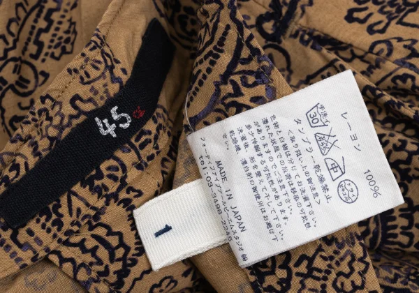 45rpm 45R Rayon Paisley Easy Pants K-171817_018