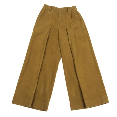 45rpm 45R Cotton Stretch Tuck Design Wide Pants