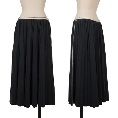 45rpm 45R Wool Piping Pleats Knit Skirt