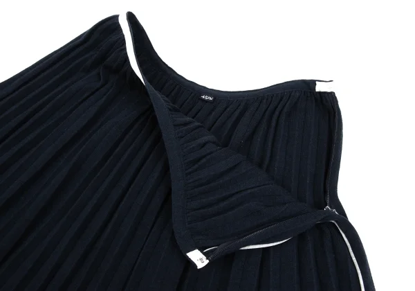 45rpm 45R Wool Piping Pleats Knit Skirt K-171822_004