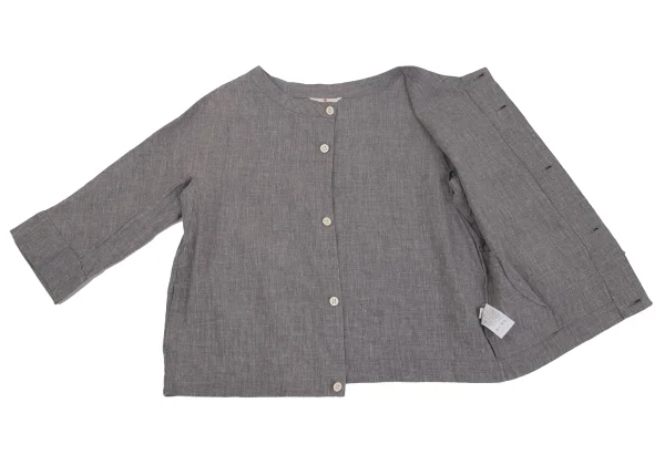 45rpm 45R Linen Collarless Jacket K-171831_010