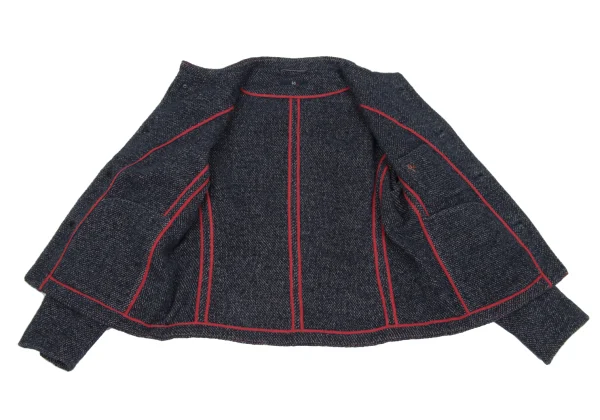45rpm 45R Cotton Blend Collarless Jacket K-171832_015