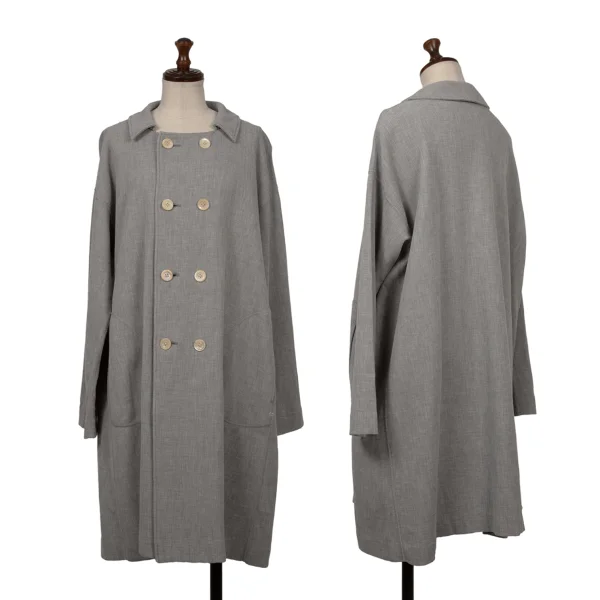 45rpm 45R Double-breasted coat Grey S-M K-171835_001