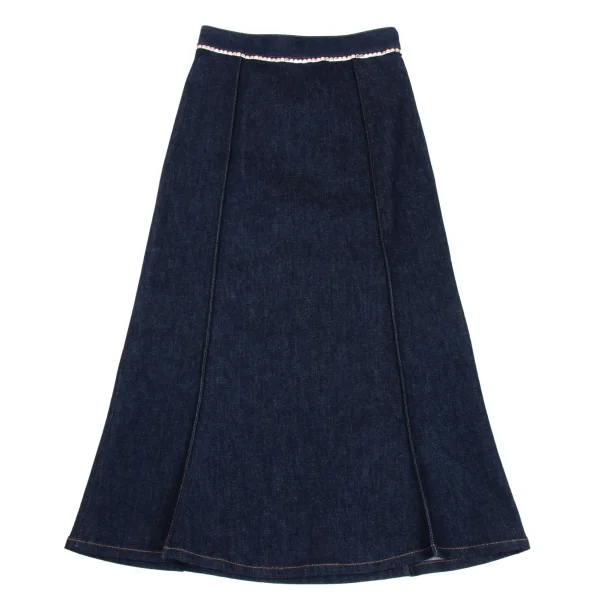 CHLOE Waist Studs Design Denim Skirt K-171844_002
