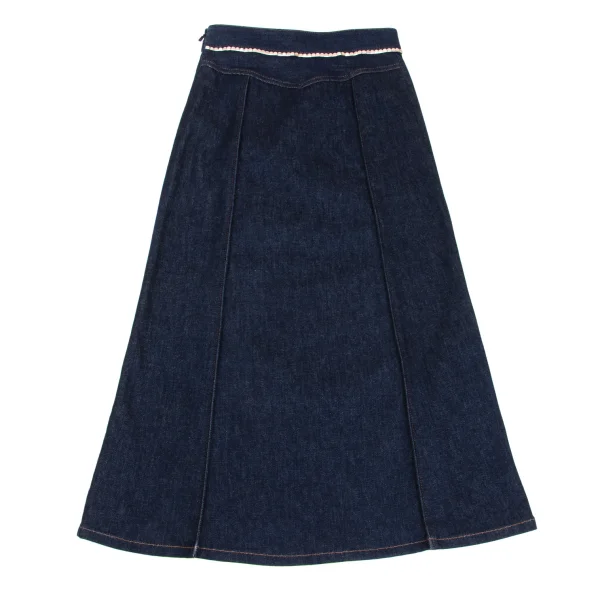 CHLOE Waist Studs Design Denim Skirt K-171844_008