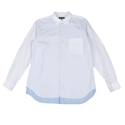 COMME des GARCONS HOMME PLUS Front Dot Layered Cotton Shirt