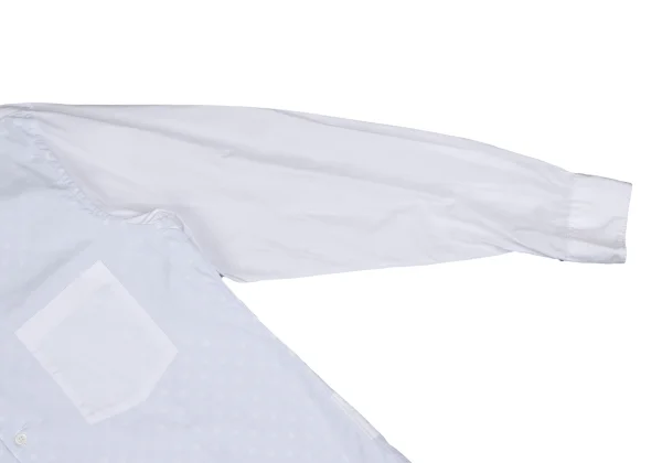COMME des GARCONS HOMME PLUS Front Dot Layered Cotton Shirt K-171846_007