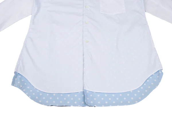 COMME des GARCONS HOMME PLUS Front Dot Layered Cotton Shirt K-171846_009