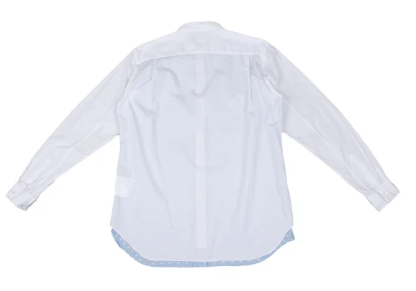 COMME des GARCONS HOMME PLUS Front Dot Layered Cotton Shirt K-171846_012