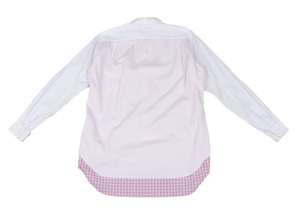 COMME des GARCONS HOMME PLUS Back Checker Layered Shirt K-171847_011