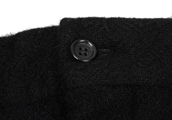 COMME des GARCONS HOMME PLUS Side Fur Design Fulling Wool Pants K-171851_003