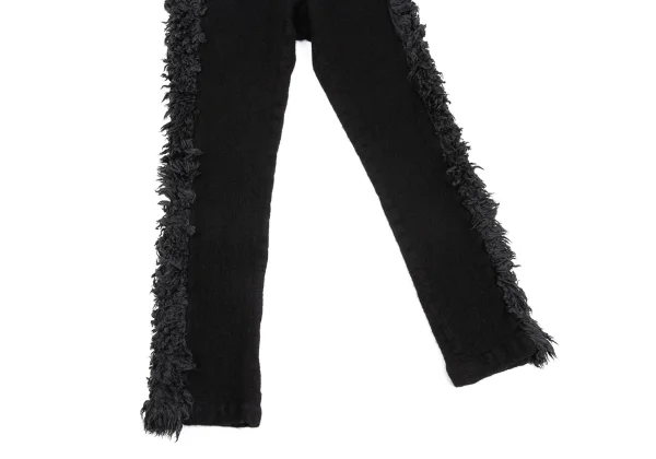 COMME des GARCONS HOMME PLUS Side Fur Design Fulling Wool Pants K-171851_006