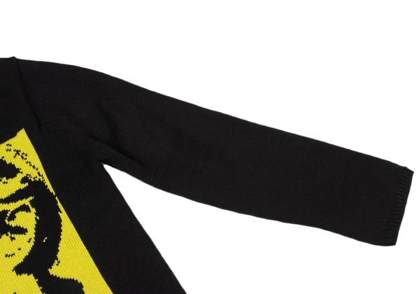 COMME des GARCONS SHIRT Andy Warhol Face Intarsia Knit Sweater K-171858_005