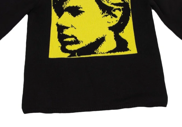 COMME des GARCONS SHIRT Andy Warhol Face Intarsia Knit Sweater K-171858_007