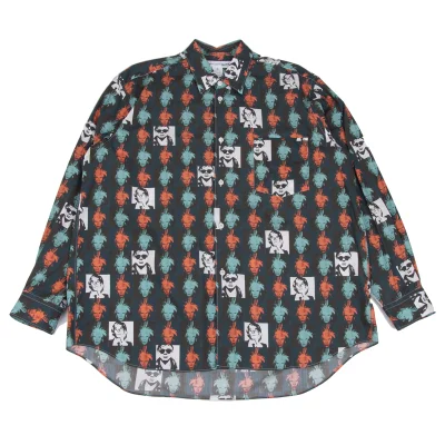 COMME des GARCONS SHIRT Andy Warhol Face Print Shirt