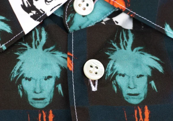 COMME des GARCONS SHIRT Andy Warhol Face Print Shirt K-171859_004