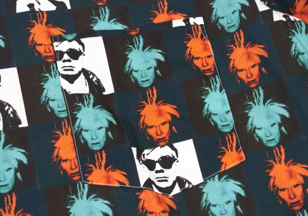 COMME des GARCONS SHIRT Andy Warhol Face Print Shirt K-171859_005