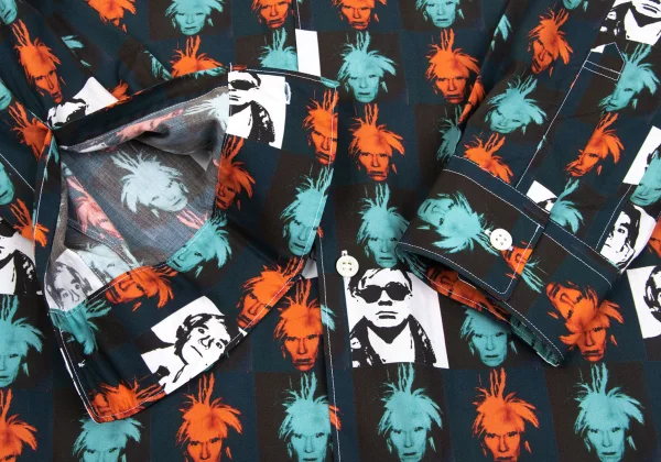 COMME des GARCONS SHIRT Andy Warhol Face Print Shirt K-171859_007